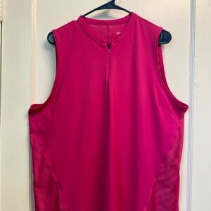 Slazenger Women's Sleeveless Magenta Golf Shirt